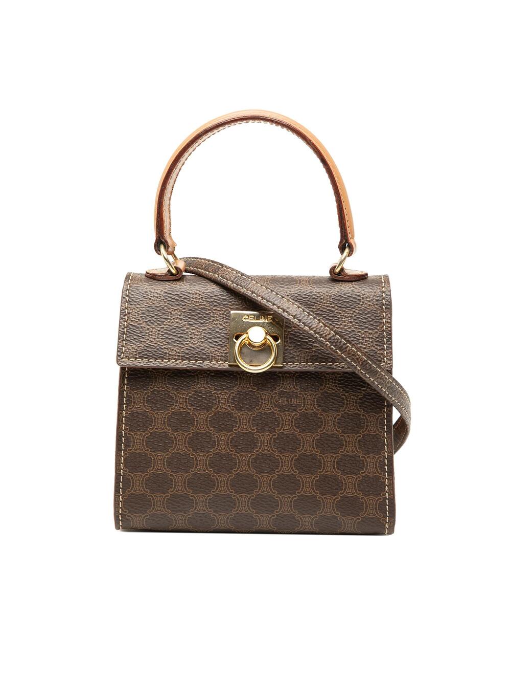 Celine Vintage Logo Top Handle Bag #367888C83B